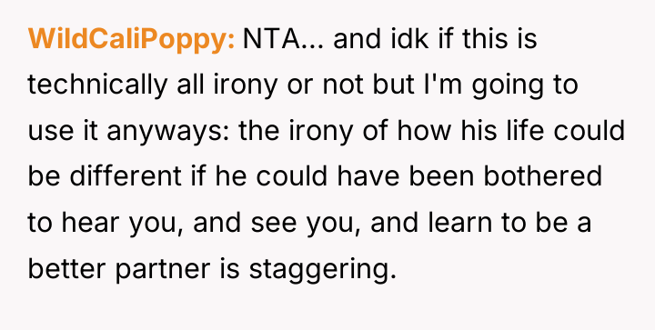 WildCaliPoppy NTA... and idk if this is technically all irony...