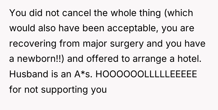 You did not cancel the whole thing (which would also...