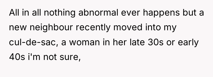 All in all nothing abnormal ever happens but a new...