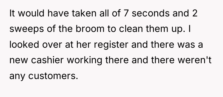It would have taken all of 7 seconds and 2...