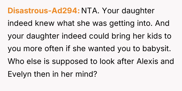 Disastrous-Ad294 NTA. Your daughter indeed knew what she was getting...