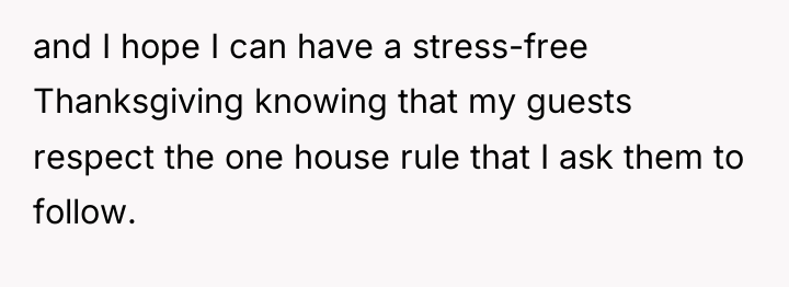 and I hope I can have a stress-free Thanksgiving knowing...