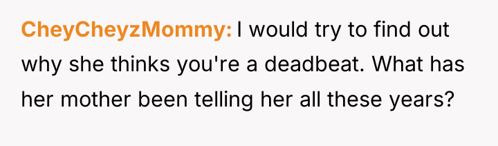 CheyCheyzMommy I would try to find out why she thinks...