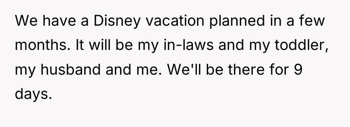 We have a Disney vacation planned in a few months....