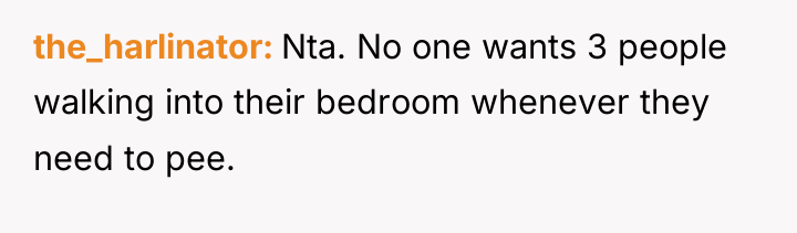 the_harlinator Nta. No one wants 3 people walking into their...