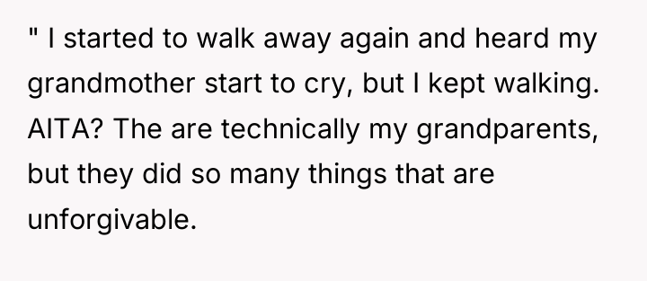 " I started to walk away again and heard my...