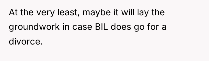 At the very least, maybe it will lay the groundwork...