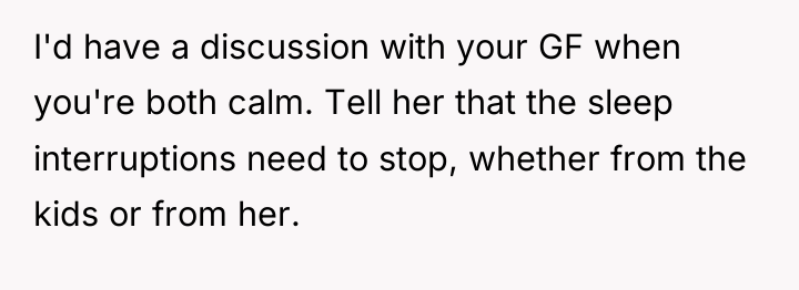 I'd have a discussion with your GF when you're both...