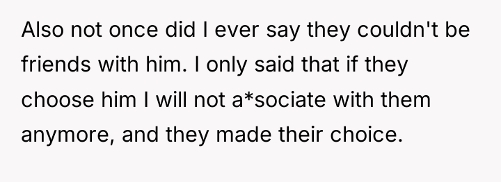 Also not once did I ever say they couldn't be...