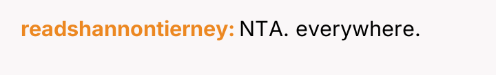 readshannontierney NTA. everywhere.