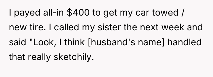 I payed all-in $400 to get my car towed /...