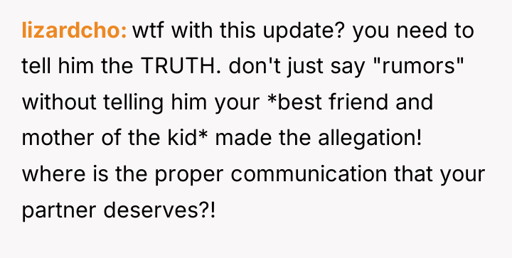 lizardcho wtf with this update? you need to tell him...