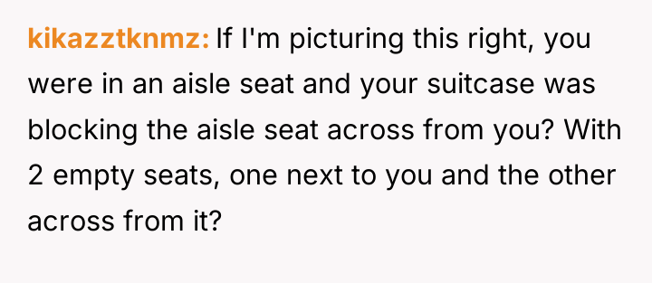 kikazztknmz If I'm picturing this right, you were in an...
