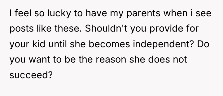 I feel so lucky to have my parents when i...