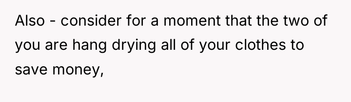 Also - consider for a moment that the two of...