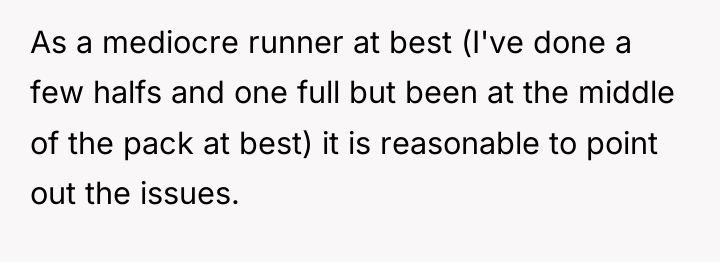 As a mediocre runner at best (I've done a few...