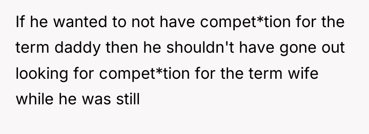 If he wanted to not have compet*tion for the term...