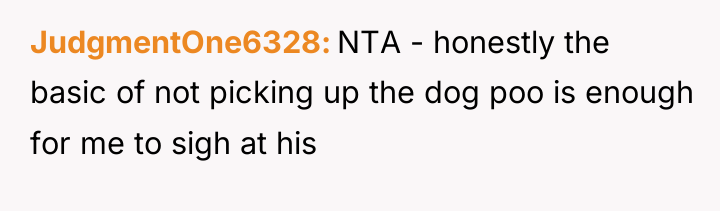JudgmentOne6328 NTA - honestly the basic of not picking up...