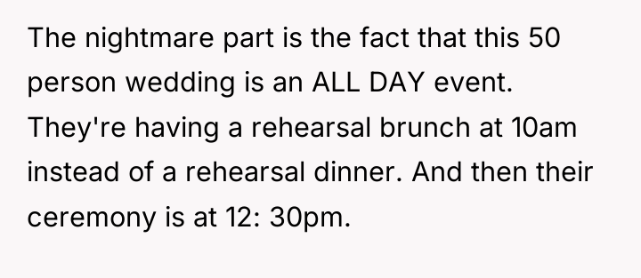 The nightmare part is the fact that this 50 person...