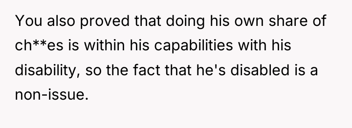 You also proved that doing his own share of ch**es...