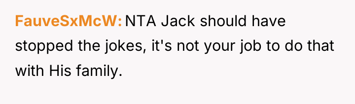 FauveSxMcW NTA Jack should have stopped the jokes, it's not...