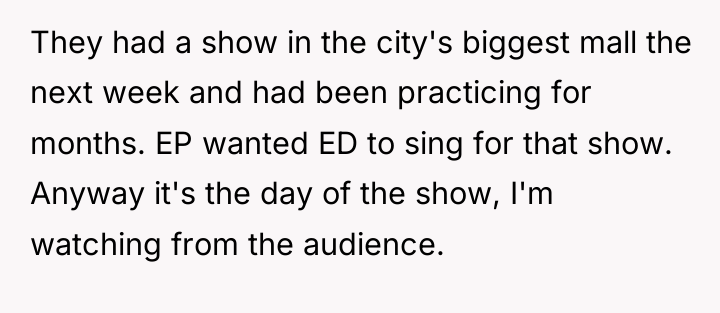They had a show in the city's biggest mall the...