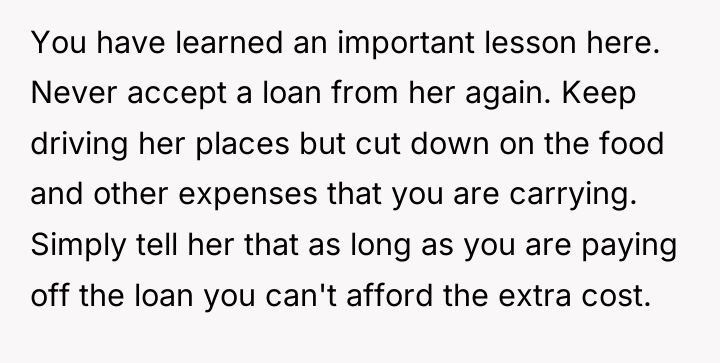 You have learned an important lesson here. Never accept a...