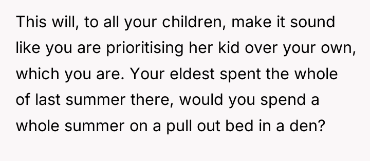 This will, to all your children, make it sound like...