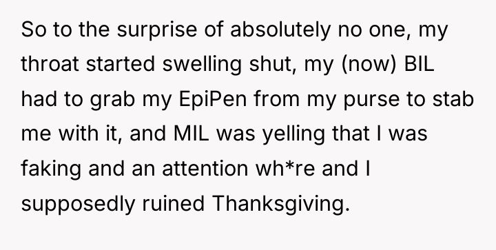 So to the surprise of absolutely no one, my throat...