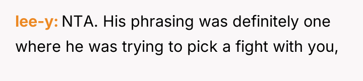 lee-y NTA. His phrasing was definitely one where he was...