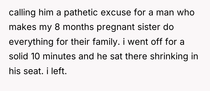 calling him a pathetic excuse for a man who makes...