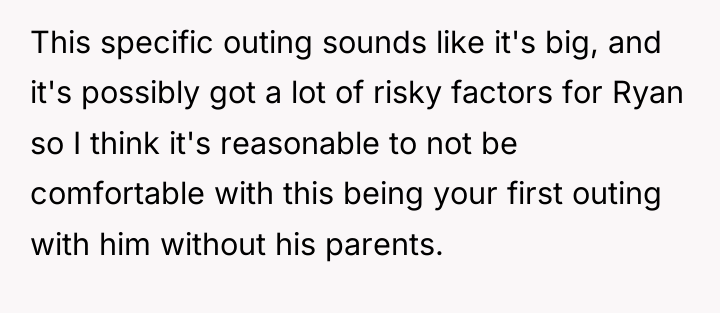 This specific outing sounds like it's big, and it's possibly...