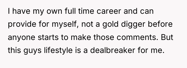 I have my own full time career and can provide...