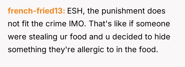 french-fried13 ESH, the punishment does not fit the crime IMO....