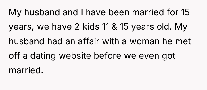 My husband and I have been married for 15 years,...