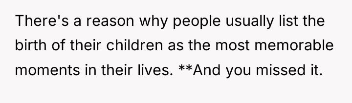 There's a reason why people usually list the birth of...