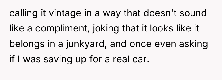 calling it vintage in a way that doesn't sound like...