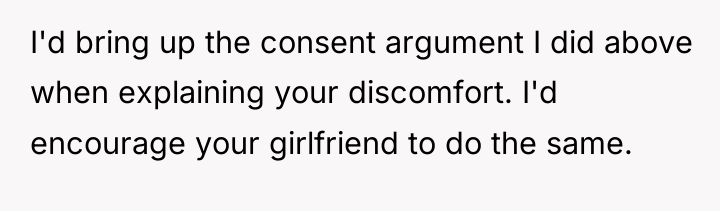 I'd bring up the consent argument I did above when...