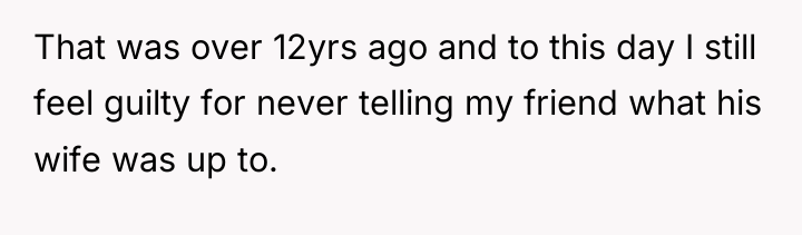 That was over 12yrs ago and to this day I...
