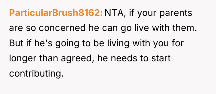 ParticularBrush8162 NTA, if your parents are so concerned he can...