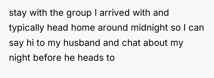 stay with the group I arrived with and typically head...