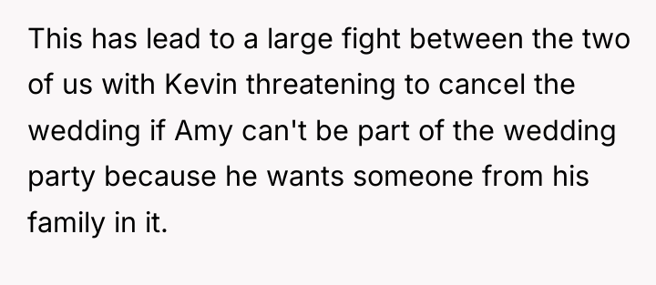 This has lead to a large fight between the two...