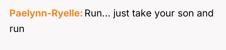 Paelynn-Ryelle Run... just take your son and run