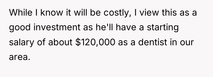 While I know it will be costly, I view this...