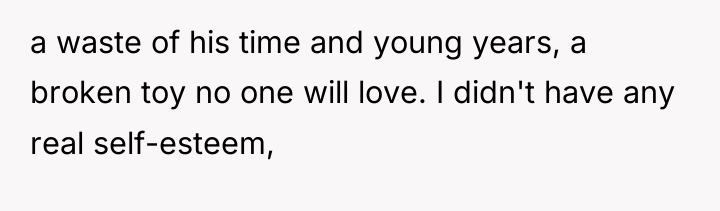 a waste of his time and young years, a broken...