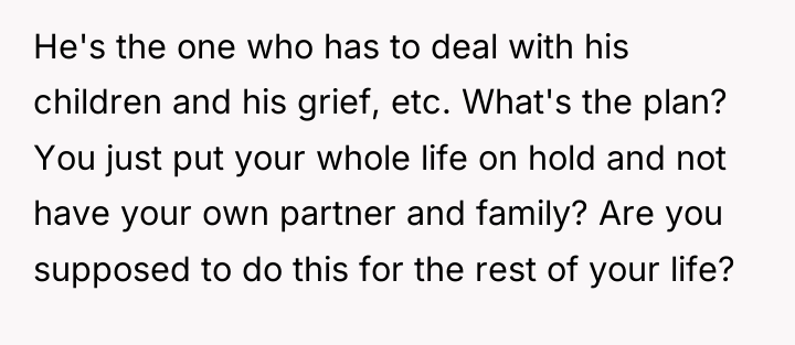 He's the one who has to deal with his children...