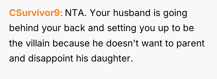 CSurvivor9 NTA. Your husband is going behind your back and...