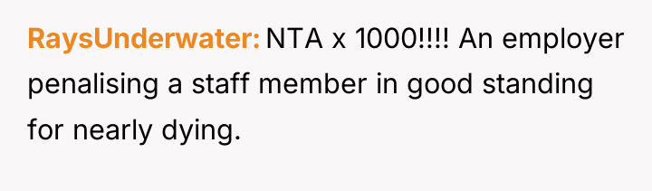 RaysUnderwater NTA x 1000!!!! An employer penalising a staff member...