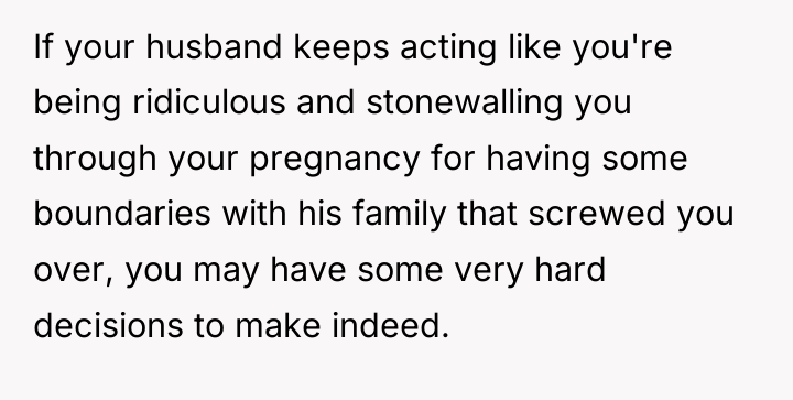 If your husband keeps acting like you're being ridiculous and...