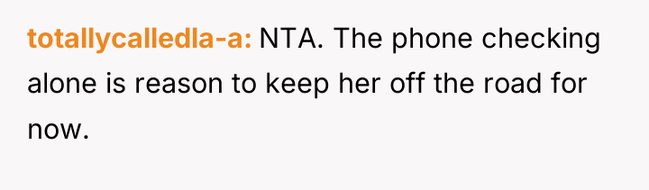 totallycalledla-a NTA. The phone checking alone is reason to keep...